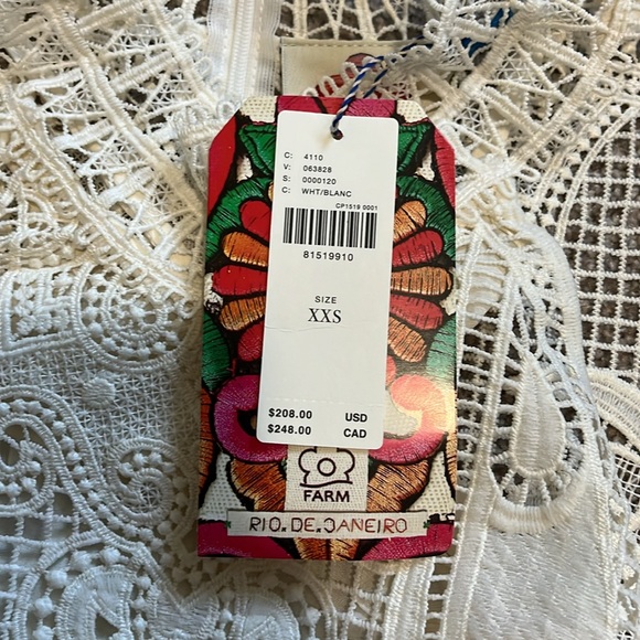 Farm Rio x Anthropologie Guipure Blouse NWT - Picture 8 of 9